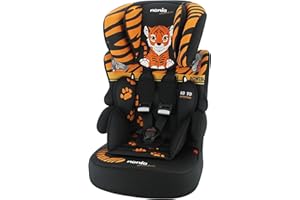 Nania BELINE car seat Group 1/2/3 (9-36kg) with Side Impact Protection - Made in France - Tiger