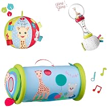 Sophie Girafe Rollin Sophie La Girafe - Coffret Essentiels D'Éveil - 3 Jeux Sensoriels Pour Bébés - Développe Les 5 Sens - Dès 3 Mois Sophie Girafe Sensoriel