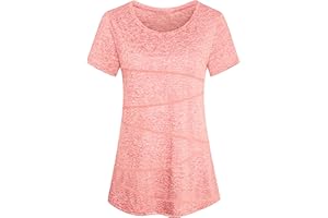 Sykooria Women's Workout Running Yoga T-Shirt Activewear Gym Athletic Short Sleeve Tops Sports Tee Plus Size Gym Clothes