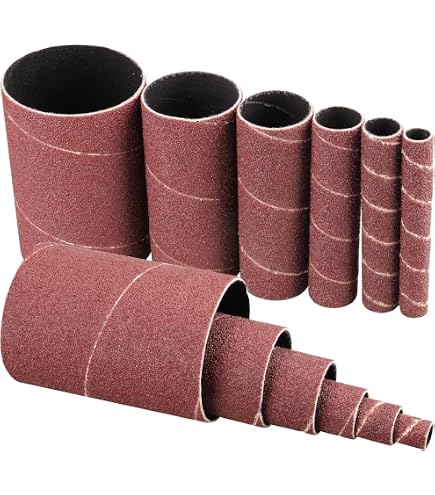 Lot De 4 Manchons De Ponçage Triton 240G - Oxyde D'Aluminium Pour Ponceuse à Broche Oscillante
