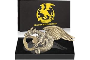 LKKCHER Drache Bier Flaschenöffner, Bieröffner, Bier Geschenke für Männer Frau Papa Freundin Freund, Geburtstags Weihnachts Geschenke für Ihn, Männer Geschenke mit Geschenkbox und Karte