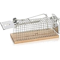 Novacatch® 1 Mausefalle oder 3er-Set Mausefalle Lebend, die Tierfreundlichkeit und Effizienz vereint - Extrem leicht zu…