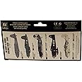 Vallejo Model Air USN Aircraft Acrylic Paint Set for Air Brush - Assorted Colours (Pack of 8), 17 ml, Blue