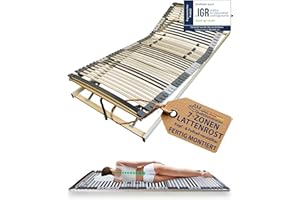‎AM QUALITÄTSMATRATZEN AM Qualitätsmatratzen Ergonomic 7-Zone Slatted Frame