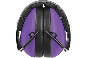 TimeTEX - Protección auditiva para niños Auris Plus lila | Protección auditiva robusta, ajustable y plegable con valor de aislamiento de 24,3 dB | Contenido: 1 x protección auditiva Dimensiones