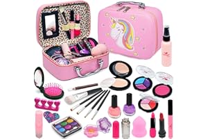 Mrabbitoo Kids Makeup SetsforGirlsWashable Kids Make Up Kit Girls ToysNon-Toxic Makeup SetforLittle GirlsChildrens Makeup Sets Kids Toys ChristmasBirthday Giftsfor4 5 6 7 8 9 Year Old Girl UK-01