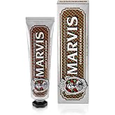 Marvis Toothpaste Sweet and Sour Rhubarb, 1 x 75 ml | Reduces Plaque, Prevents Cavities, Fluoride Notes, Rhubarb and Mint, So