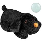 WEOK Puppy Heartbeat Toy for Separation Anxiety Relief Heartbeat Stuffed Animal Anxiety Calming Behavior Aid Plush Toy