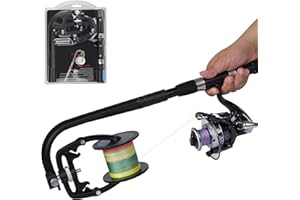 OROOTL Fishing Line Spooler Reel Spooler Portable Baitcasting Reel Winder Spinning Line Winder Fishing Tackle Tool Spooling Accessories