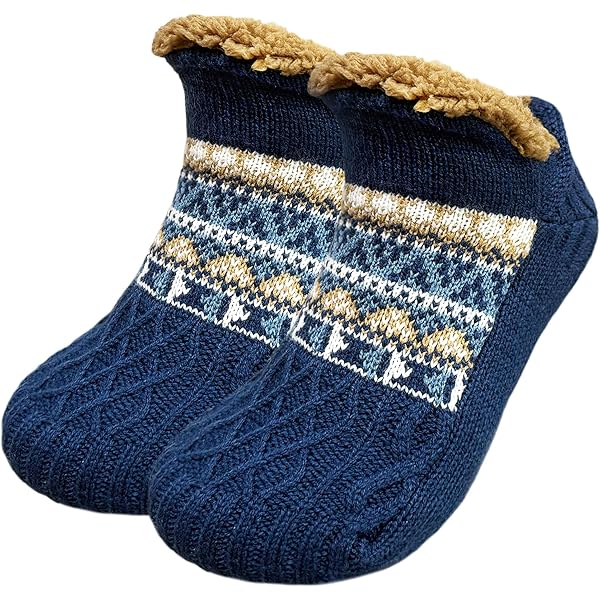 SIHOHAN Knuffelsokken Heren Dik Gevoerd - Antislip Wintersokken Maat 42-46