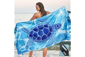 LANHUIYY (180 x 80 cm, grande telo da spiaggia, per sport, viaggi, yoga, campeggio, spiaggia, palestra, in microfibra (K-01, 80 x 180 cm)