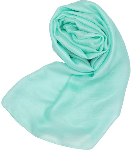 Stola In Chiffon Verde Smeraldo 185x65 Cm - Sciarpa Elegante Per Sposa, Damigella, Cerimonia