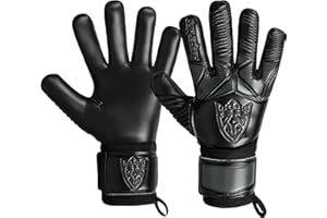 ‎KEEPERKING Keeperking Torwarthandschuhe Kinder Jugend Erwachsene Fußballhandschuhe ohne fingersave 4mm Vorhand Lange haltbar Latex Unisex