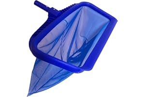 Greenerever Pool Skimmer Net 20" (50cm) Deep Bag |Heavy Duty Professional Leaf Cleaning Rake |Plastic Framed Fine Mesh Net |Easily Removes Leaves, Debris from Pools, Hot Tubs, Ponds and Fountains