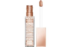 NYX Professional Makeup Fards à Paupières Liquide, Longue Tenue 12h, Sans Résidus & Sans Chutes, À la Vitamine C, Ultimate Glow Shots, Highkey Lychee (05)