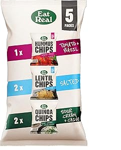 Eat Real Mixed Multipack - 2 x 18g Salted Lentil Ch…|200