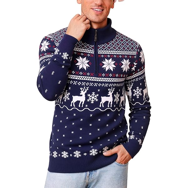 Sykooria Gebreide kerstvesten voor dames, casual, warm, open voorkant, trui, rendier, sneeuwvlok, print, ritssluiting, jas voor herfst en winter, S-XXL, Grenen Groen, M