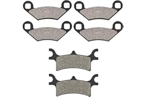 OuYi Pastillas de freno delanteras y tras eras de motocicleta compatible Polaris 800 Sportsman EFI 2005-2007/800 Sportsman EFI Intl/HO 2007-2013/800 Sportsman Big Boss/EFI 6x6 2009-2015