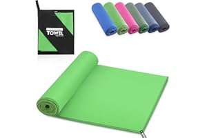YC Kitchen Asciugamano Palestra, rapido assorbimento del sudore e dell'acqua, adatto come asciugamano sportivo, asciugamano da viaggio, asciugamano da bagno, asciugamano da spiaggia, 40 x 80 cm