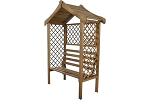 Forest Garden Forest Parisienne Arbour, Pressure Treated, 6'10 x 5'