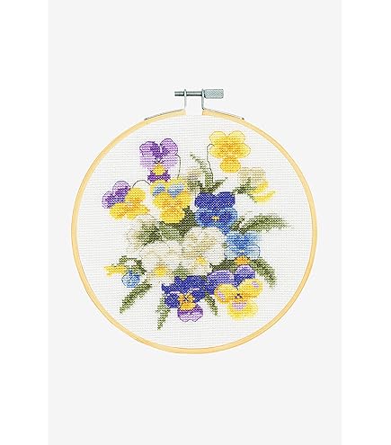 KIT POINT DE CROIX pako dmc- oranger en pot commencé - fils, toile, diagramme EUR 5,00 - PicClick FR