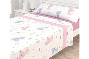 Victorio & Lucchino Juego de Sábanas Infantiles Modelo Gatitos (Cama 105 cm)
