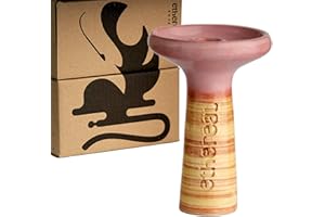 Cazoleta Ethereal Hookah - Cerámica Premium para Shisha - Rendimiento excelente - Compatible con cualquier Cachimba - Apta para usar gestor de calor - Fabricada en España - Única (Gummy)