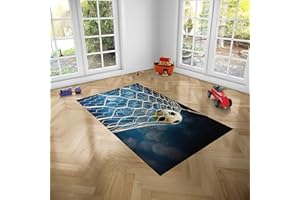 Oedim Alfombra Infantil Fútbol para Habitaciones PVC | 95 x 133 cm | Moqueta PVC | Suelo vinílico | Decoración del Hogar | Suelo Sintasol | Suelo de Protección Infantil |
