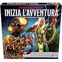 Dungeons & Dragons: Inizia L'Avventura - Gioco da Tavolo Fantasy e Collaborativo, Ambientazione D&D, 2-4 Giocatori, 10+ Anni,