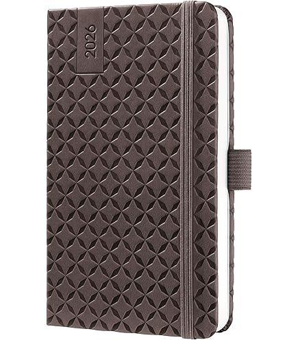 SIGEL J6806 Wochenkalender Jolie 2026, ca. A6, braun, grün, rosa, rot