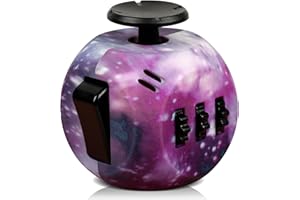 Fidget Toy Cube Galaxy 6 Seiten - Anti Stress ADHS Würfel Klein Spielzeug Anxiety Artsylabs Cube Toy Original für Erwachsene,Kinder - ADD,ASD,ADHD - Schule,Büro,Reisen - by VCOSTORE