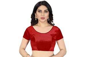 TreegoArt Fashion Damen Samt Solide Kurzarm Dehnbare Readyamde Bluse Freie Größe