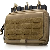 Pochette tactique MOLLE à rabat fermeture rapide avec