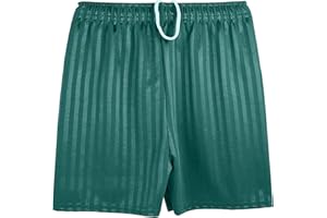 RASH ACCESSORIES Boys Girls Kids Unisex Summer Striped PE Shorts with Drawstring Indoor Outdoor Sports Gym Cycling Football Rugby Swimming (2-12 Years Sizes) school PE Casual Athletic Shorts Quick-Dry