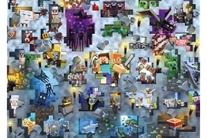 Ravensburger - Puzzle Adulte - Puzzle 1000 p - Minecraft - 17188