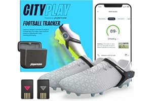 PLAYERMAKER CITYPLAY Rastreador de fútbol Inteligente para Botas, Mejora tu Juego y controla más de 25 métricas físicas y técnicas, con suscripción Anual a la aplicación CITYPLAY para un Acceso Completo