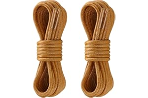 Yusimu 2 Pairs Round Waxed Shoe Laces,2.5mm Thin Shoelaces for Women Men,Durable Laces for School Shoes and All Formal Dress Shoes Boots