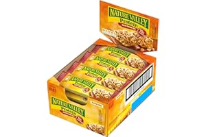 Nature Valley Protein, Barritas de Caramelo Salado y Frutos Secos con 10g de Proteína, Sin Gluten, Apto para Vegetarianos, 12x40g
