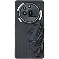 NIUKIN Silicone Mobile Case for Nothing Phone 3a Pro 5g | 3D Engraved Design | Metallic Camera Ring | Shockproof Scratch Proof Cover Black