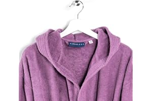Caleffi - Accappatoio MINORCA per adulti, Donna/Uomo/Unisex con Cappuccio, in Spugna 100% morbido Cotone idrofilo 400gsm, Lavabile in Lavatrice 40° + Asciugatrice, Taglia 3XL Colore ANTRACITE