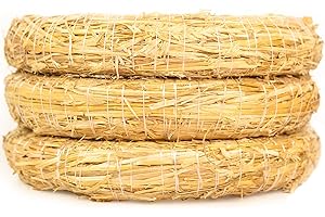 Flowerbox 3er Set Strohrömer, Durchmesser 25 cm, Stärke 4 cm