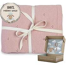 WOLLIES Amsterdam Baby Dekentje - 100% Merino Wol - 80x100cm - WOLLIES Amsterdam