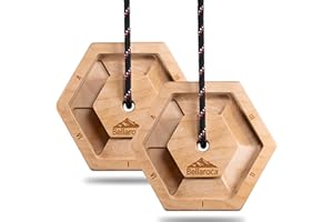 ‎BELLAROCA BELLAROCA | Hangboard Wspinaczkowy, Przenośna Chwytotablica do Treningu Wspinaczkowego, Wspinaczkowy Fingerboard Wzmacniający siłe Chwytu