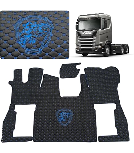 Vloermatten Scania Blauw - Luxe - Draaistoel - Glad - Scania Next Gen R