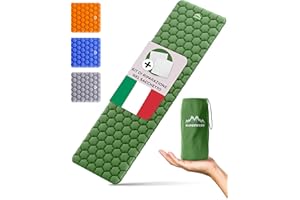 Alpenwert® Materassino isolante per esterni [piccolo ingombro & ultraleggero] materasso ad aria perfetto per campeggio, escursionismo, zaino in spalla UVM. - Tappetino gonfiabile