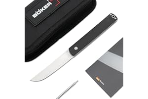 Böker Plus, coltellino tascabile unisex per adulti Wasabi G10, nero, 17,6 cm