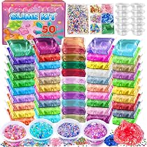 Kit Fabrication Slime 40 Couleurs - Avec Paillettes, Boules Mousse, Accessoires, Jouet Créatif Enfant Jouet Créatif Pour Enfants