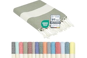 Flora Furora Telo Mare Grande Cotone 100x200, Fouta Telo Spiaggia Antisabbia Leggero frange e angoli, Asciugamano Mare Spugna, Uomo Donna Ragazzi, Pestemal Beach Towel Lungo, Coperta