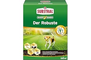 Substral Rasensamen Der Robuste, Sport- und Spielrasen, Einzigartige Strapazierrasen-Mischung, 2 kg für 100 m²