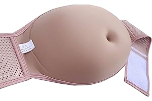 BIMEI Spugna per pancia in gravidanza finta per Halloween, festa di Natale, 7-8 m, maleducato